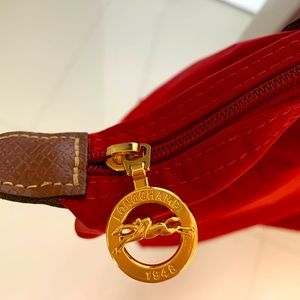 Red Medium Longchamp Tote